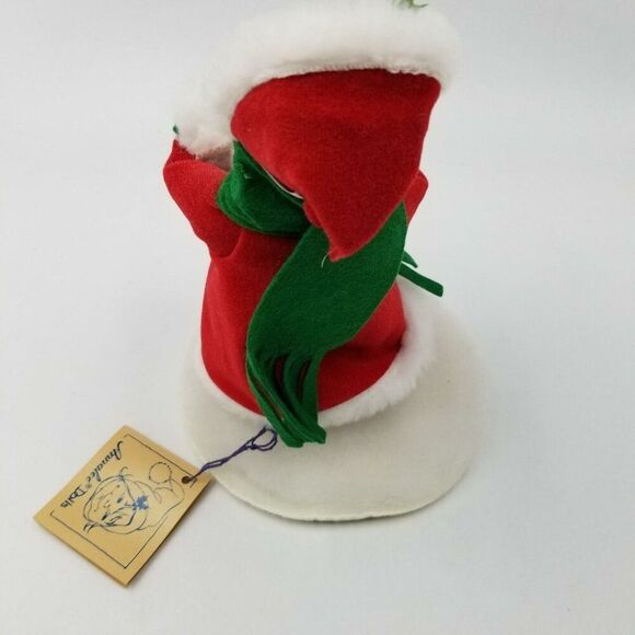 Vintage 80s Annalee Mobilitee Mrs Santa Claus 9" Christmas 5215 - Picture 4 of 8